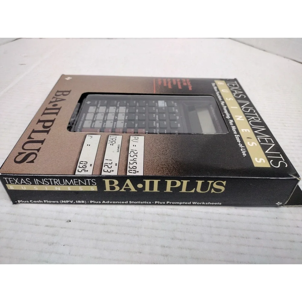 Texas Instruments BAII Plus Professional Advanced Business Analyst Calculator - Picture 4 of 10